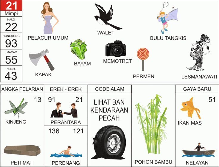 Erek Erek 21 2D Bergambar dan Buku Tapsir Mimpi Lengkap