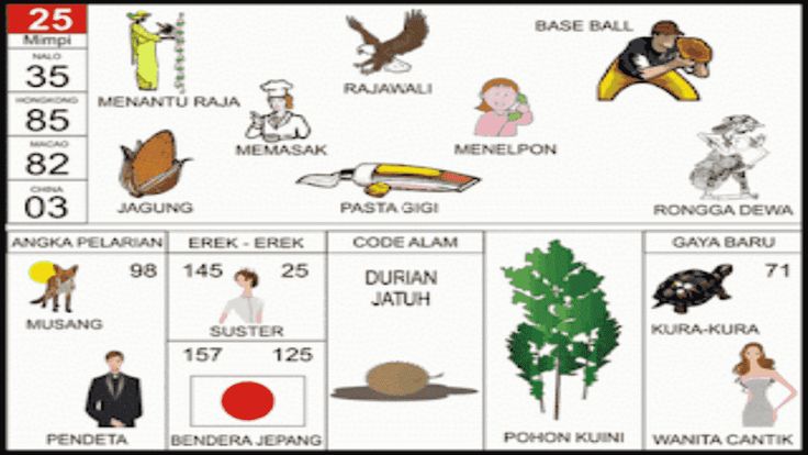 Erek Erek 25 2D Bergambar dan Buku Tapsir Mimpi Lengkap